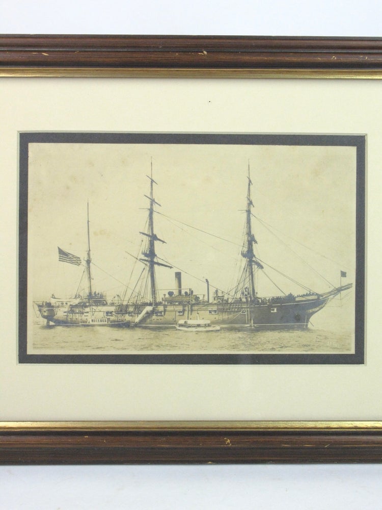 Item #4961 Unidentified Armed Steamship Photograph by Portland, Oregon Photographer John Ford, 1900. John Fletcher FORD.