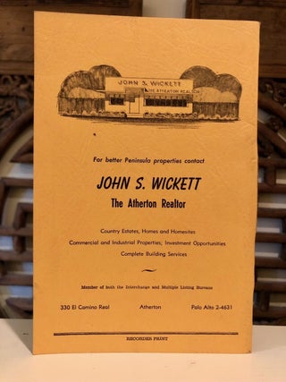 Menlo Park Centennial Celebration June 13-19, 1948 Official Program