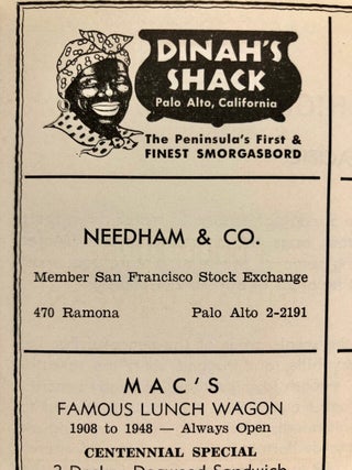Menlo Park Centennial Celebration June 13-19, 1948 Official Program