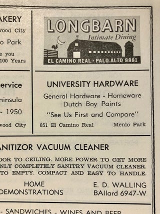 Menlo Park Centennial Celebration June 13-19, 1948 Official Program