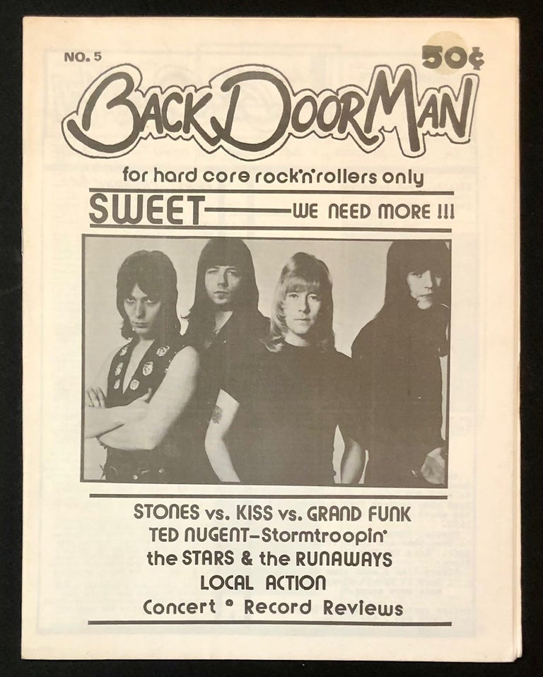 Item #5066 Back Door Man For Hard Core Rock-n-Rollers Only #5. Freddie Patterson, Phast Phreddie.