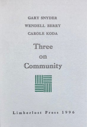 Three on Community
