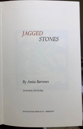 Jagged Stones [Edition Limited to 115 copies; Signed by Poet and Artists, w/Original Invoice]