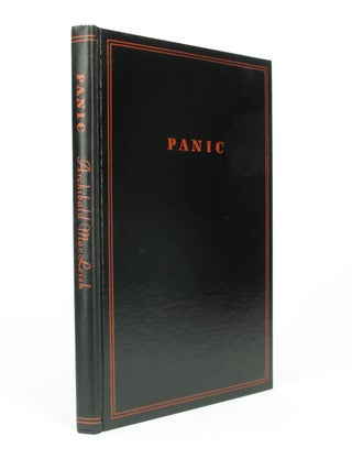 Panic, a Play in Verse