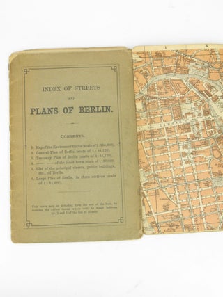 Item #5233 Index of Streets and Plans of Berlin [Plan of Berlin]. Karl BAEDEKER, Cartography -...