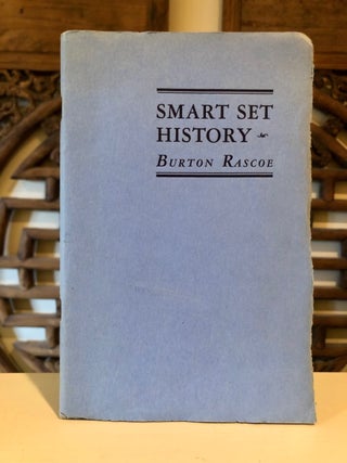 Item #5264 Smart Set History - Introduction to "The Smart Set Anthology" WITH publisher's letter...