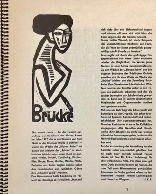 Die Maler Der Brucke Ausstellung vom 18. Juni bis 26. Juli 1959.