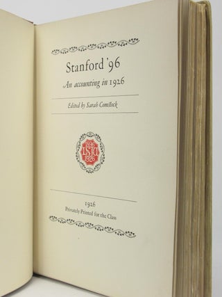 Stanford '96 An Accounting in 1926
