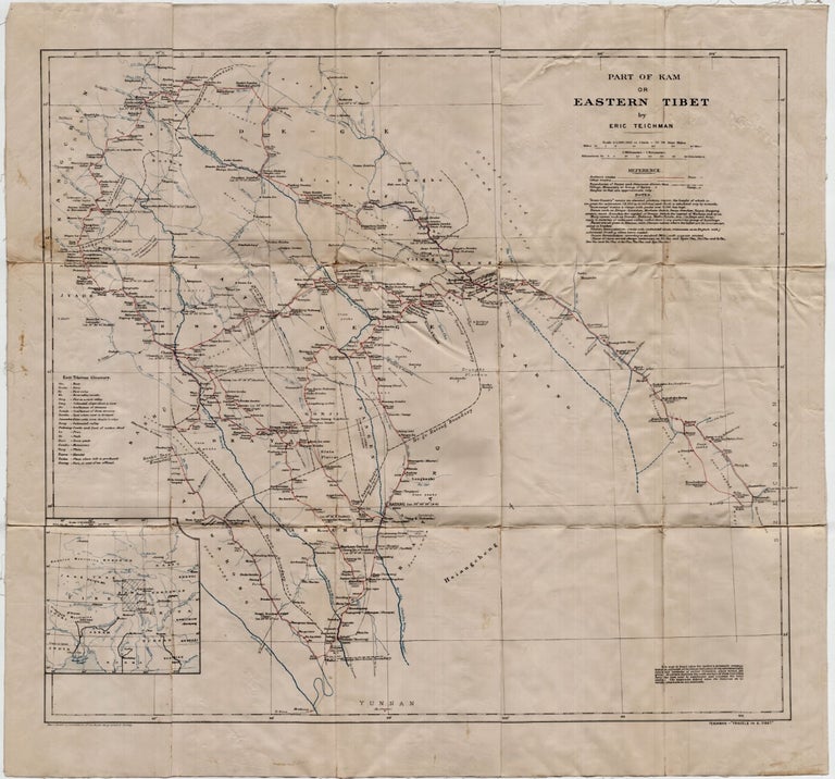 Item #5331 Part of Kam or Eastern Tibet. Maps - Eastern Tibet.