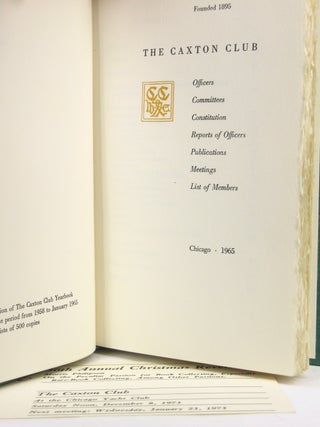 The Caxton Club 1965 Yearbook