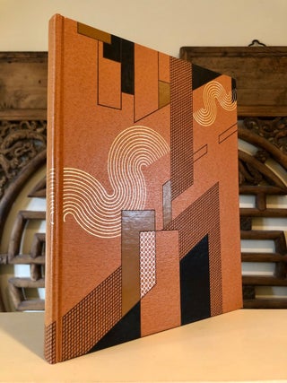 Blank Journal Bound in Elaborate Binding with Paul Legrain Moderne Design