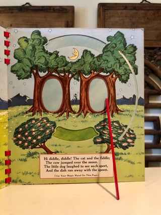 Simple Simon's Mother Goose Magical Picture Book with Magic Wand that Brings Characters and Verses to Life in Realistic Action - A Bright, Unused Copy