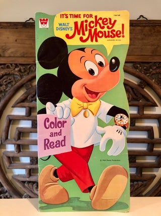 Item #5373 Walt Disney's Mickey Mouse Color and Read. CHILDREN'S BOOKS - Walt Disney