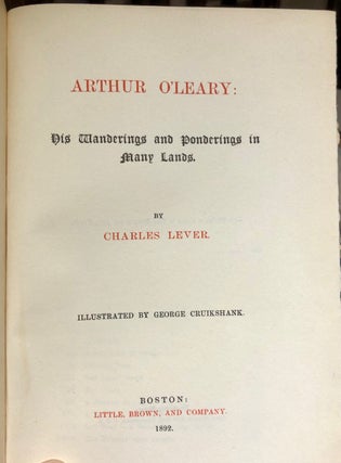 Arthur O'Leary: His Wanderings and Ponderings in Many Lands - Limited Edition