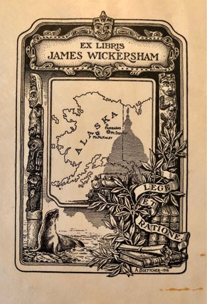 In Japan Without Clock or Calendar - WITH Bookplate of Judge James Wickersham, and Correspondence from Author Laid-In