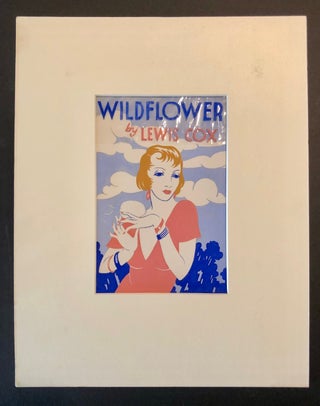 Item #5598 Original Bip Pares Dust Jacket Art for the Novel Wildflower. Bip Lewis COX PARES,...