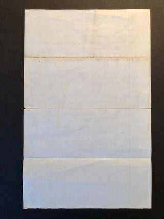 Manuscript Arrest Warrant in Sierra County, 1857