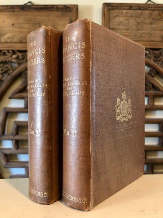 Association Copy: The Francis Letters [In Two Volumes] With a Note on The Junius Controversy [POWNALL bookplate]