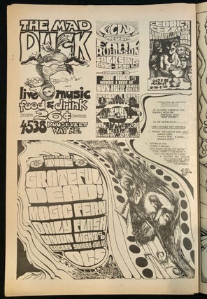 Helix Vol. I No. 7 July 7, 1967 With Grateful Dead ad: Seattle show with Daily Flash opening; at City Park "Electric Be-In"
