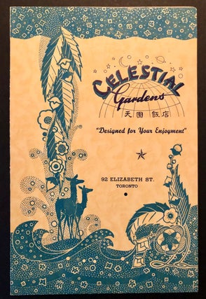 Item #6237 Menu for Celestial Gardens Chinese Restaurant in Toronto, Ontario "Designed for Your...