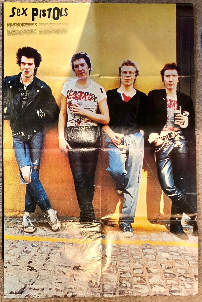PUNK Poster Magazine featuring large Sex Pistols Poster by PUNK-NEW WAVE  UNDERGROUND on Long Brothers Fine and Rare Books