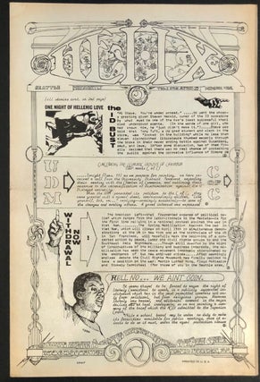 Item #6258 Helix Vol. I No. 2. March 13, 1967 Featuring Jacques Moitoret Masthead; Printed...