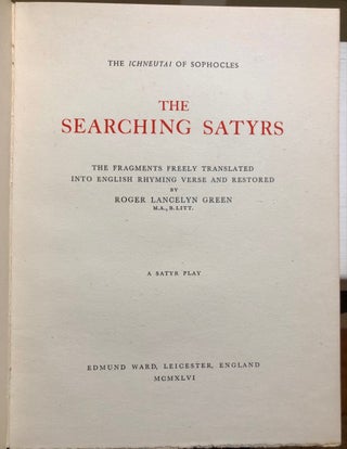 The Searching Satyrs (Ichneutae)