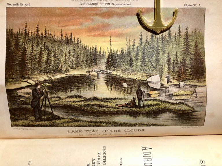 Item #6348 Topographical Survey of the Adirondack Region of New York: Seventh Annual Report to the Year 1879. Verplanck COLVIN.