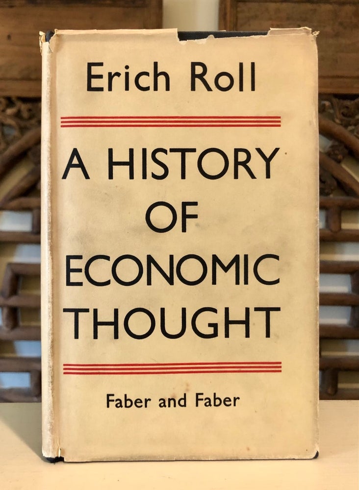 Item #6381 A History of Economic Thought. Erich ROLL.