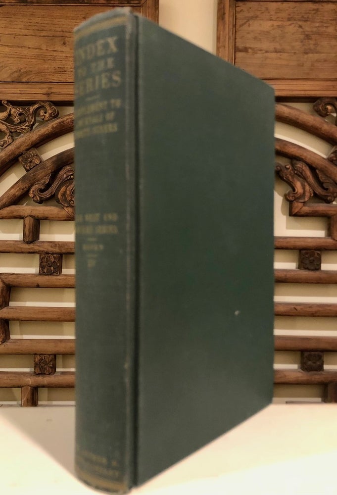 Item #6417 The Far West and Rockies: General Analytical Index to the Fifteen Volume Series and Supplement to the Journals of Forty-Niners, Salt Lake to Los Angeles. Historical Series, 1820-1875 Volume XV. LeRoy R. HAFEN, Ann W. Hafen.