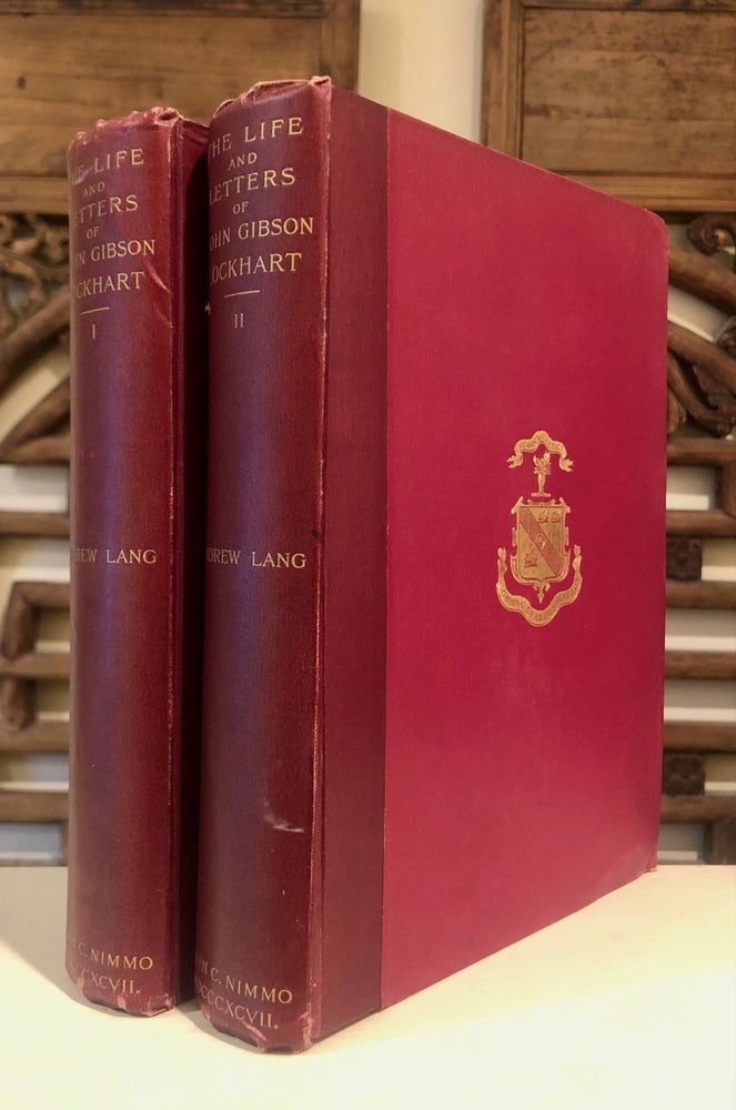 Item #6449 The Life and Letters of John Gibson Lockhart from Abbotsford and Milton Lockhart Mss. and Other Original Sources (In Two Volumes). Andrew LANG.
