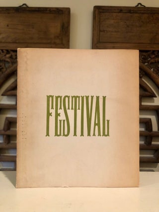 Item #6460 Festival Spring Poetry Festival at Wesleyan 1960. George GARRETT, Richard Wilbur...
