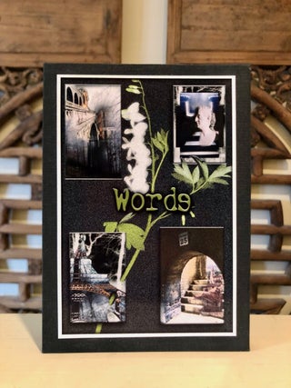 Item #6504 Words. Bailey ZIMMERMAN, Signed, Artist's Books