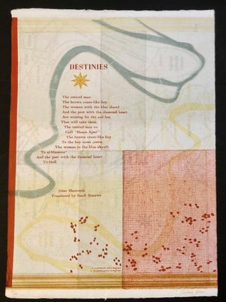 Item #6547 Destinies - Broadside from the "Mutanabbi Street Starts Here" Series. Gzar Saadi...