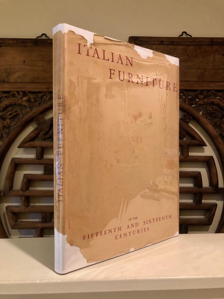 Item #6585 Italian Furniture Interiors and Decoration of the Fifteenth and Sixteenth Centuries. Augusto R. W. Symonds PEDRINI, intro., with.