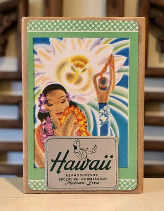 Item #6601 Matson Line "Hawaii" Playing Cards - Full Deck with Frank MacIntosh Illustration....