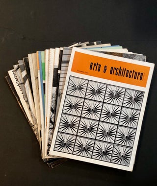 Item #6605 Arts & Architecture - Run of 22 Issues, 1960-1967, Owned by Paul Thiry. ARCHITECTURE -...