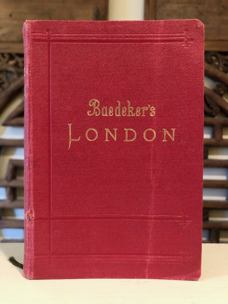 Item #6639 London und Umgebung Handbuch für Reisende; Strassenverzeichnis und Pläne von London. Karl BAEDEKER.