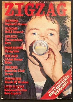 Item #6647 Zigzag #73 June 1977 Johnny Rotten on Cover and with Tom Verlaine / Television...