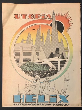 Item #6661 Helix Vol. VI No. 2 January 9, 1969 Walt Crowley Utopia Cover; International Committee...