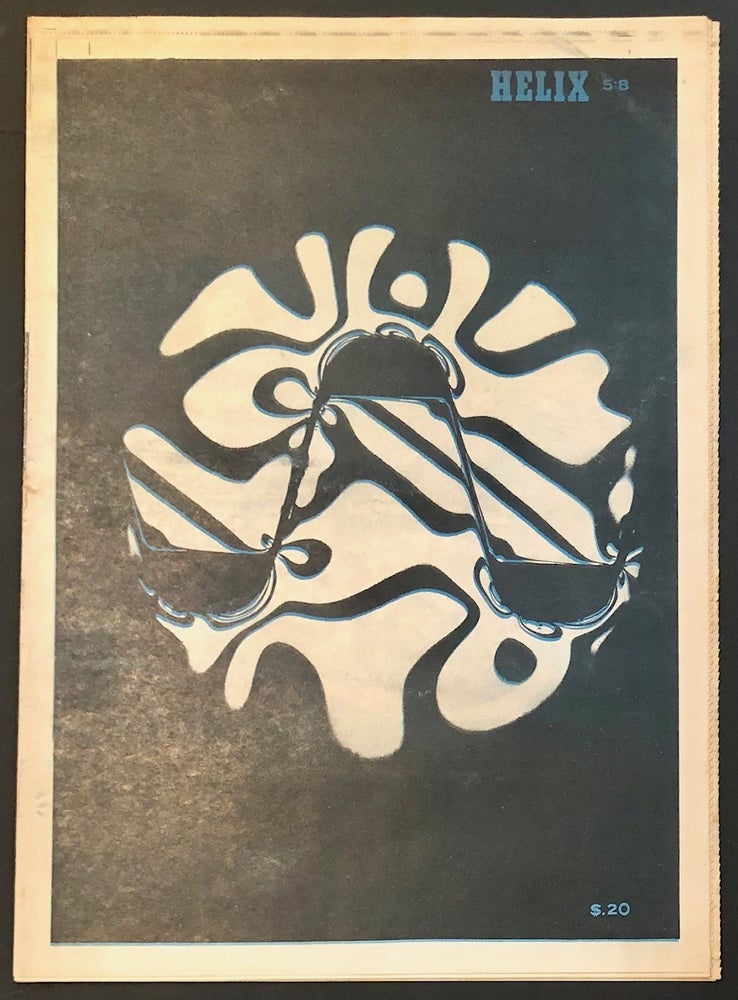 Item #6701 Helix Vol. V No. 8 December 5, 1968: Gears Under Stress cover. Kennedy Assassination Probe: Boeing Employee to Testify In New Orleans Garrison Case. JOURNALISM - Underground Press - Seattle, Paul DORPAT, Walt Crowley John Cunnick.