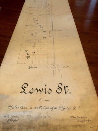 Item #6739 Lewis Street from Yesler Ave. to N. Line Yesler's D.C. June 28, 1891 (23rd Avenue,...