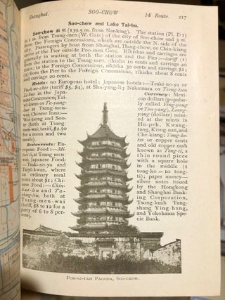 An Official Guide to Eastern Asia Trans-Continental Connections Between Europe and Asia Vol. IV CHINA