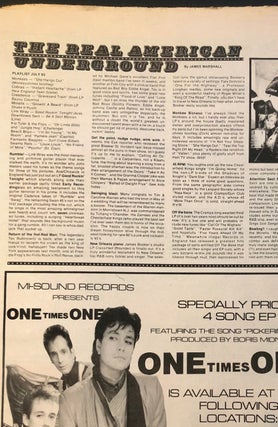 East Village Eye July 1983 Lead Article on Surfing's New Era; Cookie Mueller; Mapplethorpe Photo