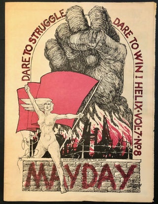 Item #6745 Helix Vol. VII No. 8 May 1, 1969 May Day Issue with Walt Crowley Cover; SDS Protest on...