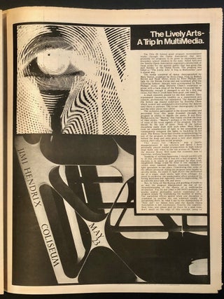 Helix Vol. VIII No. 1 May 22, 1969 Obituary for James Rector; Ad for the IWW, THREE Ads for Upcoming Jimi Hendrix Concert