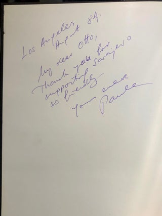 Sarajevo With Love - INSCRIBED to Otto Lang