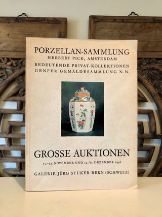 Item #6756 Auktion 45 Meissen-Porzellansammlung Herbert Pick, Amsterdam / 860 Seltene Porzellane...