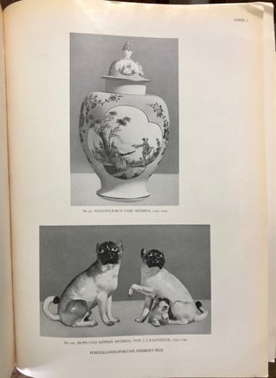 Auktion 45 Meissen-Porzellansammlung Herbert Pick, Amsterdam / 860 Seltene Porzellane und Fayencen aus Koniglichem Besitz und aus Schweizer Privatsammlung / Schweizer Privatsammlung: Europaische und asiatische Plastiken - Auktion 46 Gemäldesammlung N.N. 582 Werke von Genfer Meistern des 19. jahrhunderts Grosse Auktionen 15 - 22 November und 14 - 15 Dezember 1956