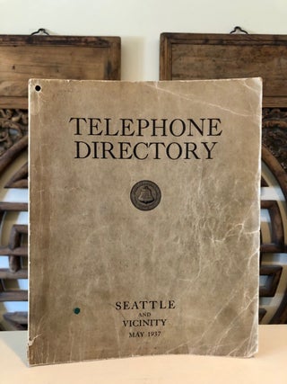 Item #6759 Telephone Directory Seattle and Vicinity May 1937. Phone Book - Seattle